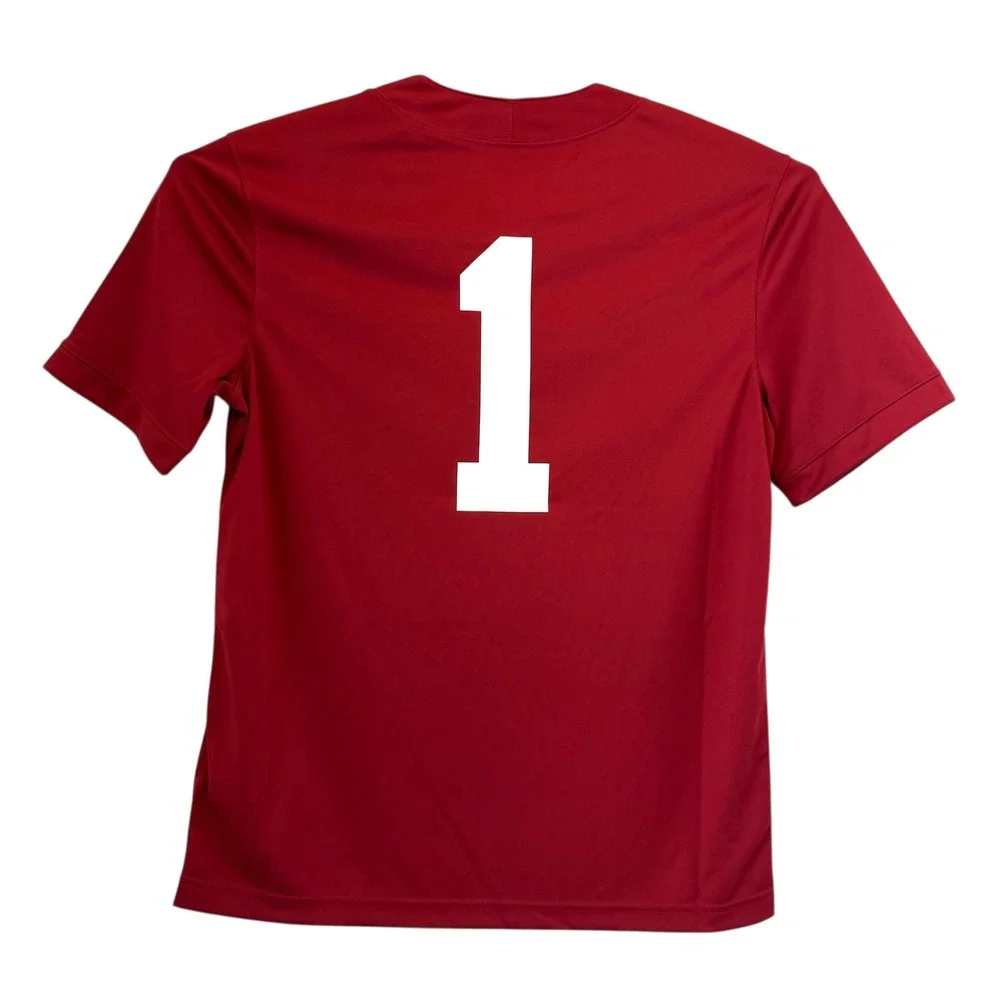 Nike Alabama Crimson Tide Men Medium Football Jersey 1 Red Dri-FIT NC2F-08A1 NEW